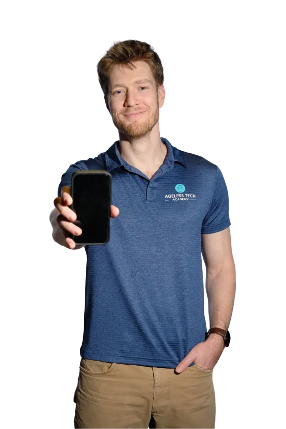 Portrait of Elan Mauer, founder and lead instructor at Ageless Tech Academy